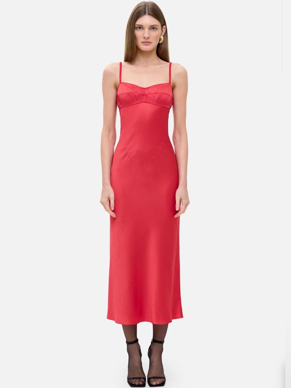 Anna October Waterlily Midi Slip Dress size XS